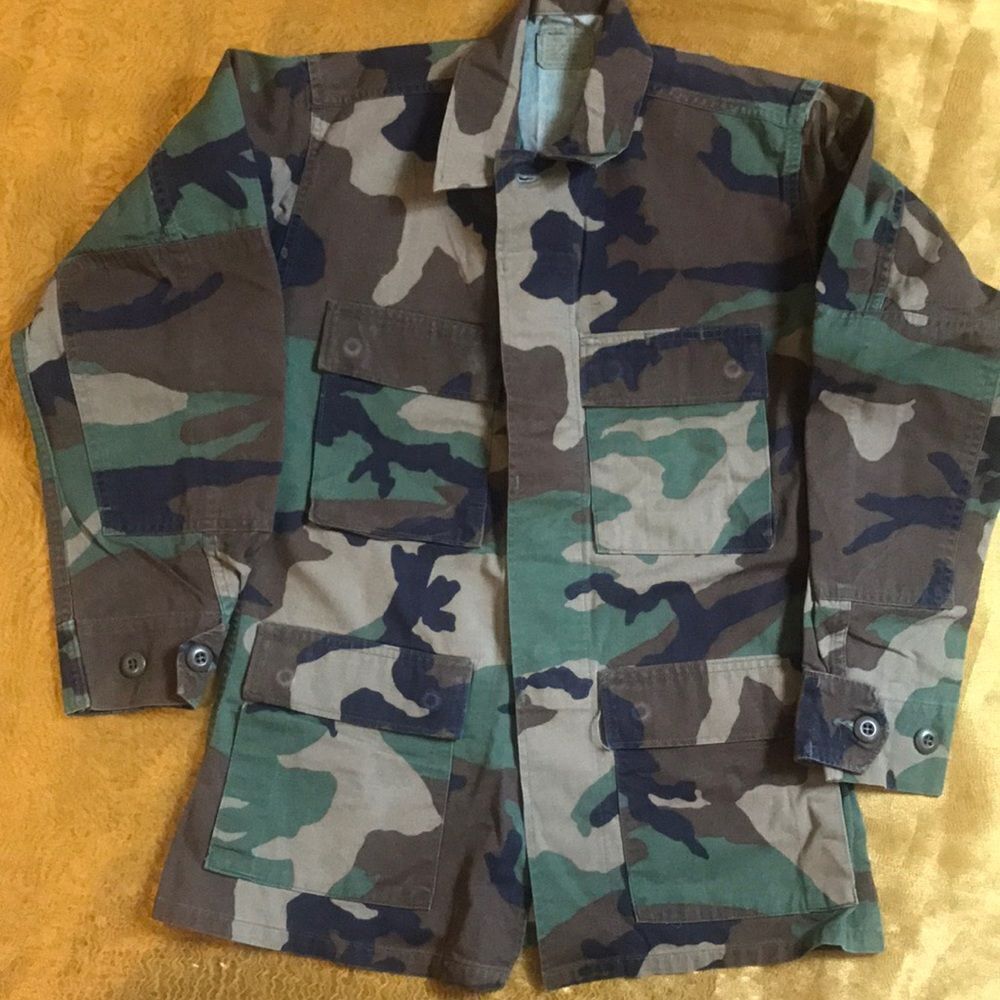 Vintage Army Style Military Jacket Superior Quality - Picture 3 of 14